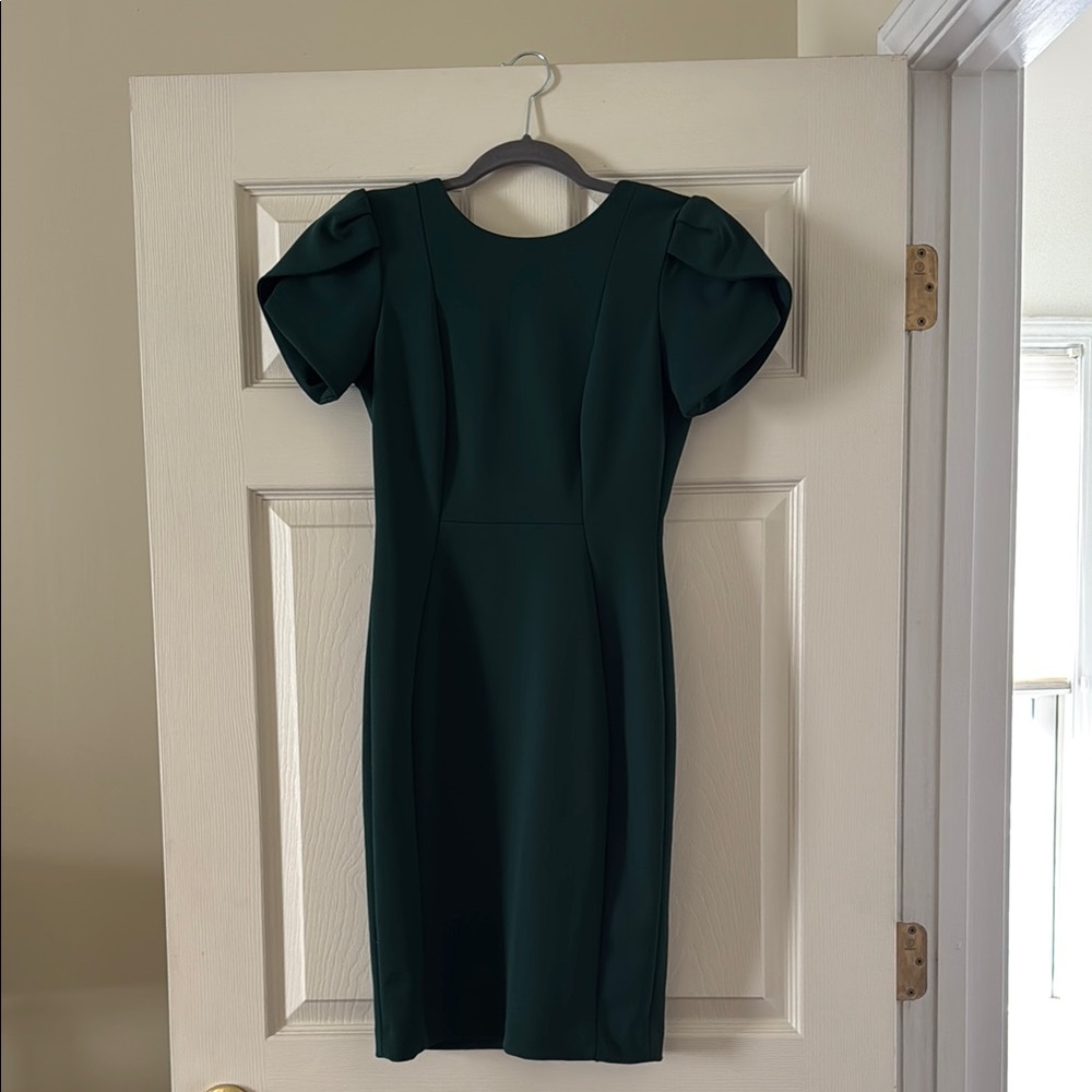 Elegant Dark Green Dress